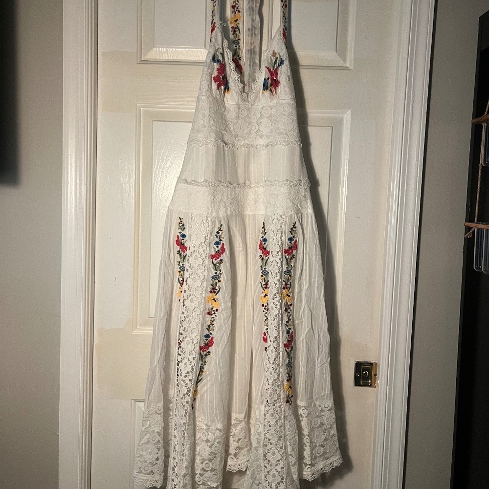 Free People embroidered dress